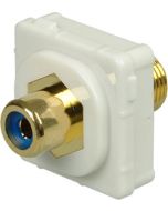 Digitek White RCA Female to F Female Insert - Blue