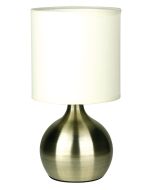 LOTTI TOUCH LAMP ANTIQUE BRASS