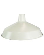 WAREHOUSER 375MM METAL SHADE WHITE