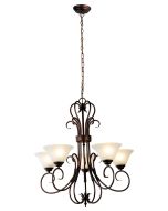 GASTON 5LT UP PENDANT BRONZE