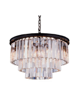 CARTER SINGLE 1 LIGHT CHROME PENDANT LARGE WITH OPAL SHADE 1000133, 