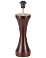 KETU 400 SPINDLE TABLE LAMP DARK BROWN E27