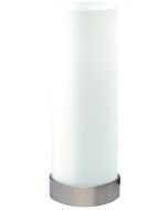 PEPE ROUND TOUCH LAMP Opal Matt / Br Chr