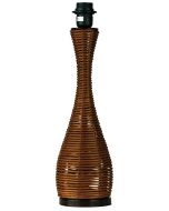 AKITA 46 BROWN WICKER LAMP BASE E27 