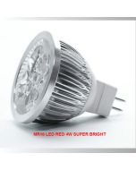 RED MR16 LED 4W 12V