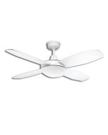 Lifestyle Mini 1067mm 4 Blade White with Light Dimmable 5000k 24w LED