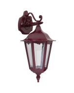 Chester Downward Wall Light Burgundy - 14980	