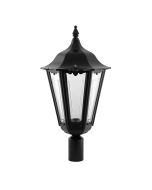 Chester Post Top Light Large Black - 15087	