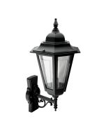 Turin Upward Wall Light Large Black - 15483	