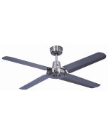 Swift 4 Blade 48" (1200mm) Metal Ceiling Fan Brushed Chrome