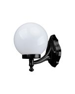 Siena 20cm Sphere Wall Bracket Light Black - 15519	