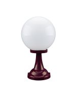 Siena 25cm Sphere Pillar Mount Light Burgundy - 15526	