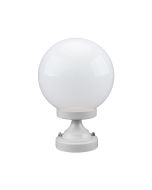 Siena 20cm Sphere CTC Pillar Mount Light White - 15541	