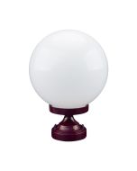 Siena 25cm Sphere CTC Pillar Mount Light Burgundy - 15544