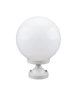 Siena 25cm Sphere CTC Pillar Mount Light White - 15547