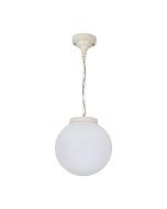 Siena 25cm Sphere Pendant Light Beige - 15554	