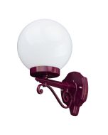 Siena 20cm Sphere Wall Light Burgundy - 15568	