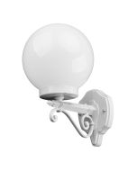 Siena 20cm Sphere Wall Light White - 15571