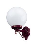 Siena 25cm Sphere Wall Light Burgundy - 15574	