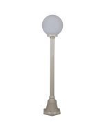 Siena 25cm Sphere Short Post Light White - 15578