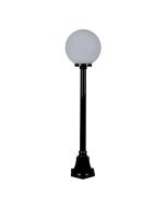 Siena 30cm Sphere Short Post Light Black - 15585