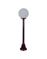 Siena 30cm Sphere Short Post Light Burgundy - 15586