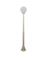 Siena 25cm Sphere Medium Post Light Beige - 15590	