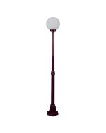 Siena 25cm Sphere Medium Post Light Burgundy - 15592	