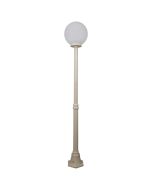 Siena 30cm Sphere Medium Post Light Beige - 15596	