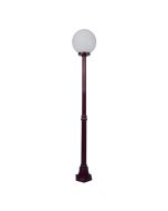 Siena 30cm Sphere Medium Post Light Burgundy - 15598	