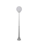 Siena 30cm Sphere Medium Post Light White - 15601	