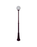 Siena 25cm Sphere Tall Post Light Burgundy - 15604	