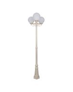 Siena Triple 25cm Spheres Tall Post Light Beige - 15626	