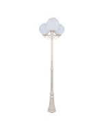 Siena Triple 30cm Spheres Tall Post Light Beige - 15632	