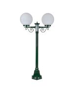 Siena Twin 25cm Spheres Short Post Light Green - 15641	