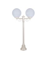 Siena Twin 25cm Spheres Short Post Light Beige - 15638	