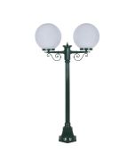 Siena Twin 30cm Spheres Short Post Light Green - 15647	