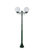 Siena Twin 25cm Spheres Medium Post Light Green - 15653	