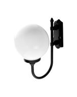 Lisbon 25cm Sphere Wall Light Black - 15663	