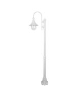 Monaco Single Head Medium Post Light White - 15835