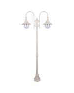 Monaco Twin Head Medium Post Light Beige - 15836	