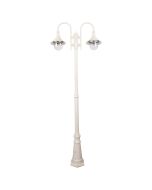 Monaco Twin Head Tall Post Light Beige - 15848	