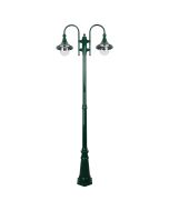 Monaco Twin Head Tall Post Light Green - 15851	