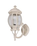 Vienna Curved Arm Upward Wall Light Beige - 15956	