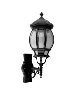 Vienna Upward Wall Light Large Black - 15987	