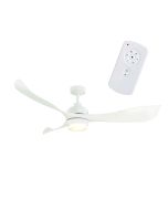 Eagle 1400 DC Ceiling Fan with LED Light WHITE FC368143WH