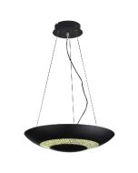 BLACK MATT LED PENDANTS PRISM-B