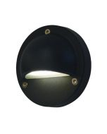 LED Exterior Eyelid Step Lights 240V AC Input Black WW 3000K STE4