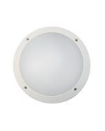 240V LED Exterior Bulkhead Lights White CW Round 4000K BULK2