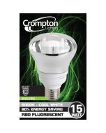 Crompton 15W ES Reflector Globe 5000k cool white 25550